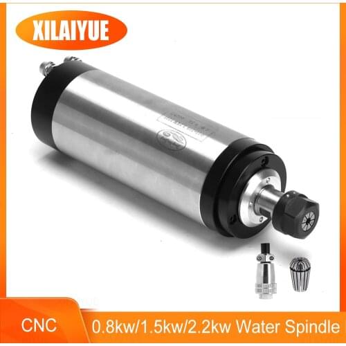 2.2KW 80MM ER20 CNC Spindle Motor 24000rpm 220v AC Spindle 4 Bearing Machine Spindle Water Cooling Engraving Milling Spindle
