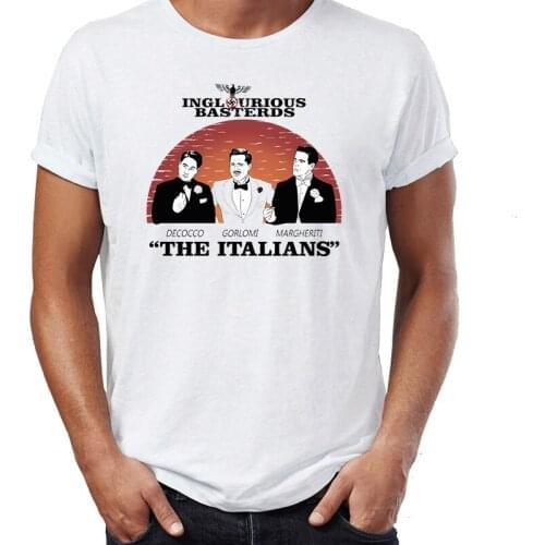 Mens T Shirt Inglorious Bastards The Italians Awesome Artwork Printed Tee