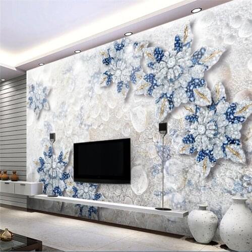 Beibehang wall paper Custom photo wallpaper large frescoes beautiful European court style flowers TV backdrop,papel de parede