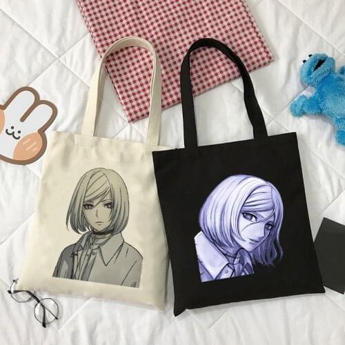 Akudama Drive Killer Japanese Anime Canvas Bag Shopper Large Capacity Fashion Womens Bag Vintage Hand Bags Classic Shoulder Bag