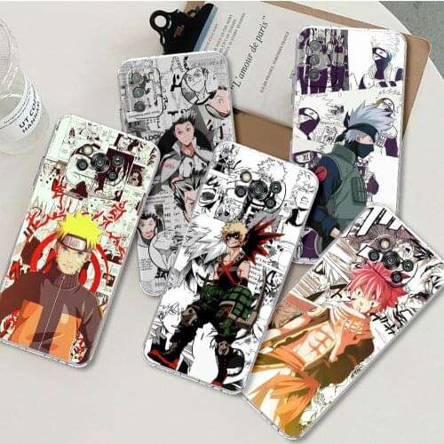 Clear Case For Xiaomi Mi Poco X3 NFC M3 Pro F3 GT F2 X2 F1 11 10T Note 10 For Redmi K40 Soft Phone Cover Animation Collection