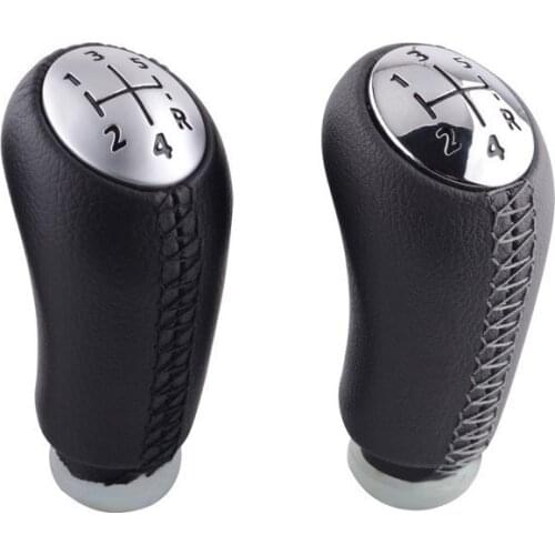 5 Speed Maunal Car Gear Shift Knob Lever with Boot Cover For Renault Clio 2 II Clio 3 III Megane 2 II Scenic 2 II Kangoo Leather