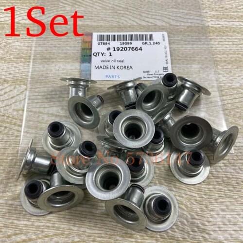 1Set Engine Valve Seal Oil Seal For Buick New Lacrosse 3.0 Chevrolet Captiva GM Cadillac OEM# 19207664