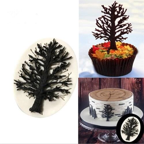 3D Christmas Tree Silicone Mold DIY Fondant Chocolate Mold Cake Decoration Tools Kitchen Pastry Baking Tools Dropshipping