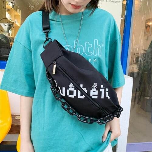 Street Style Crossbody Bag Unisex Hip Waist Pack High Quality Canvas Bags Sports Men Large Capacity Chest Bag Fanny Pack