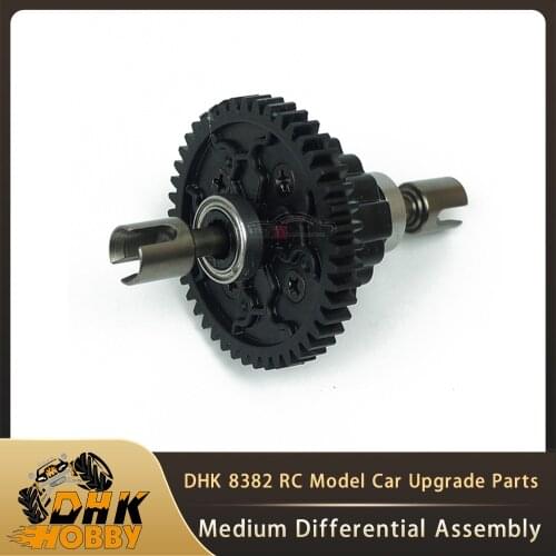 RC Car Parts 1/8 8382-201 DHK 8382 Remote Control Truck Original Accessories Medium Differential Assembly Central Diff Set