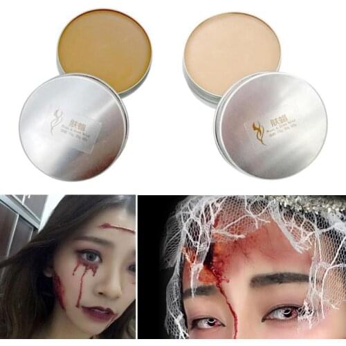 1 Pcs15/30/60g Nose Halloween Knife Scars Wrist Cosplay Flesh Color Cover Eyebrows Mud Skin Wax Shaping Special Effects Make Up
