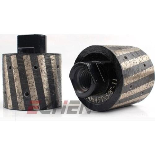 2 Inch Resin filled Diamond Drum Wheel Zero Tolerance Profile Wheel Vacuum Brazed Diamond Drum Wheels for Grinding Granite Stone