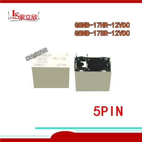 5PCS/LOT 100%original New Relay G8NB-17SR 12VDC G8NB-17HR G8NB-17SR-12VDC G8NB-17HR-12VDC G8NB 17HR G8NB 17SR 5PIN 30A