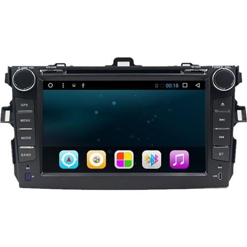 Android 8.1 RAM 2 GB Car 2 Din Multimedia Player for Toyota Corolla 2007 to 2008, 2009, 2010, 2011 DVD radio Gps Naviagtion WIFI