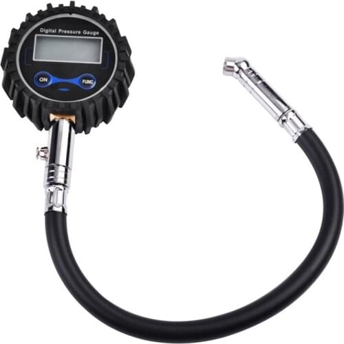 SPEEDWOW LCD Digital Tire Tyre Air Pressure Gauge Tester For Car Auto Motorcycle Bike PSI Meter Tester