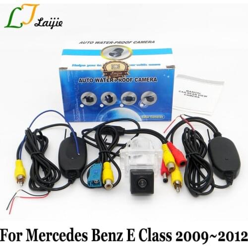 For Mercedes Benz E Class W212 S212 C207 2009~2012 / HD CCD Auto Reversing Parking Camera / RCA AUX Wireless Car Rearview Camera