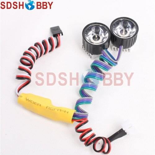 G.T.Power High Power Headlight System with 2S JST-XH balance ports for RC Airplane/ Car/Boat