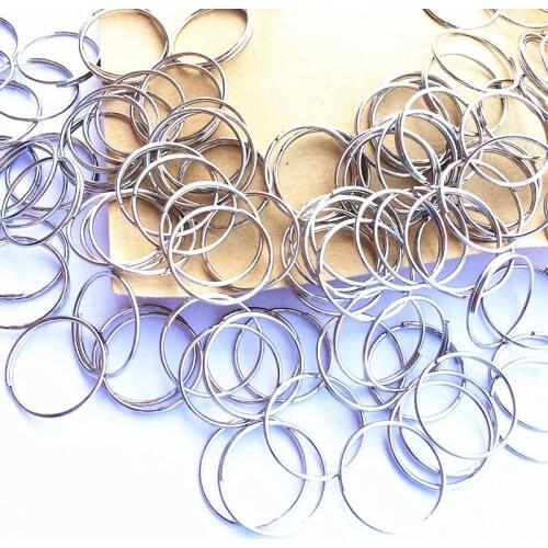 1000pcs/lot 13mm Chrome Stainless Steel Rings Crystal Chandelier Accessories Lighting & DIY Glass Beads Curtain Metal Connectors