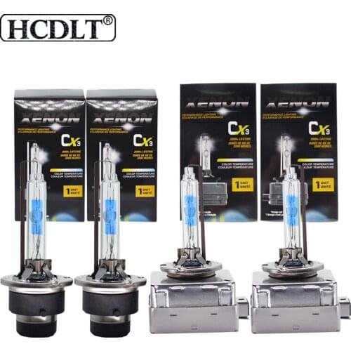 HCDLT 2PCS High Quality Fast Bright 5500K 35W/55W D1S D2S D3S D4S Auto Headlamp Bulb D1 D2 D3 D4 With Metal Claw Coating Layer