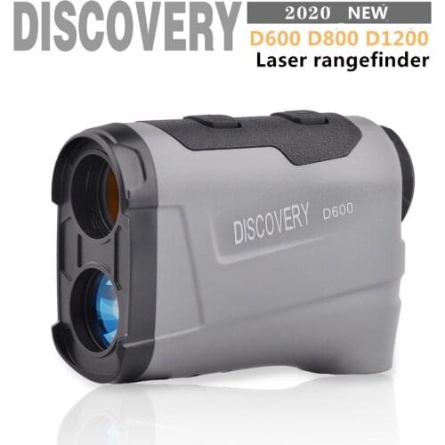 Discovery Laser Rangefinder 600 800 1200 Meters Upgraded in Gray White With Angle Measure Portable Small Size High Definition