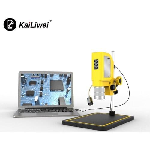 All In One HDM Digital Microscope And Double Arm Support For Industrial Electronic Repair Inspection