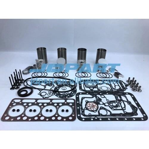 New V1200 Overhaul Kit STD with liner for Kubota