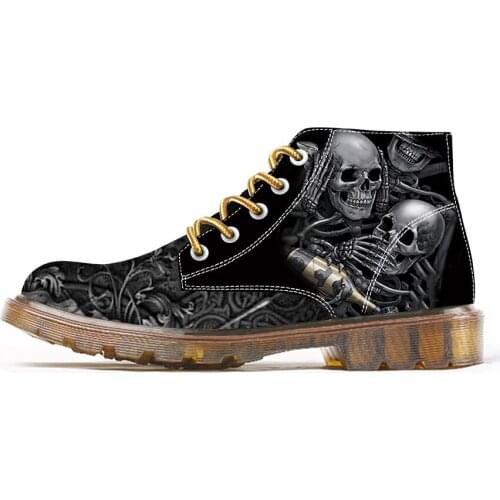 Custom Shoes Big Size High Top Outdoor Fashion Boots Spring 3D Printing Canvas Oxford Rubber Lightweight Sport Footwear 48 49 50