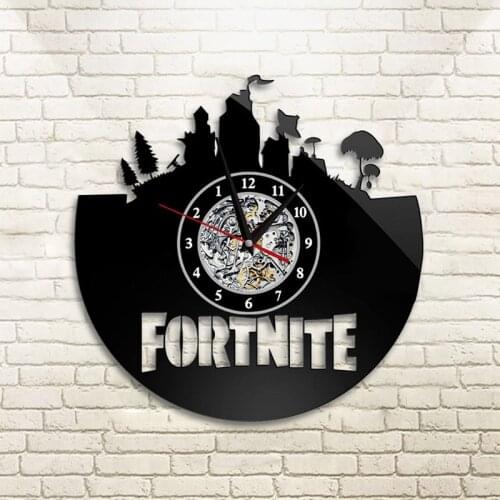Original Fortnite Wall Clock Modern Design Fashion Electronic Clock Game Figure Model Childrens Christmas Gifts