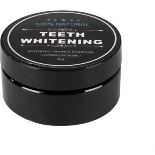 Teeth Whitening Bamboo Charcoal Tooth Powder 100% Natural Activated Carbon Strong Formula Dental Whitening Black Cleaning Powder