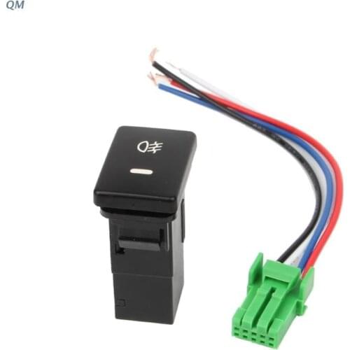 DC12V Front Fog light Push Switch 4 Wire Button for toyota Camry Corolla 13MF