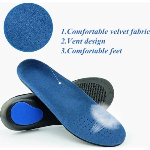 High Quality Flat Foot Orthopedic Insoles For Shoes Soles Inserts Arch Support Corrector Men Women Shoe Pad Eva Sports Insoles