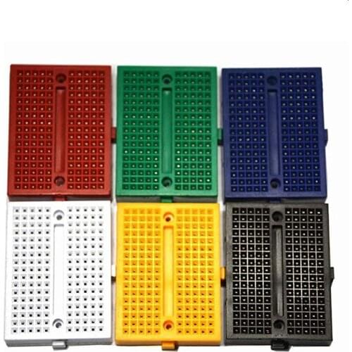 SYB-170 Mini Solderless Prototype Experiment Test Breadboard 170 Tie-points 35*47*8.5mm for Arduino DIY Kit