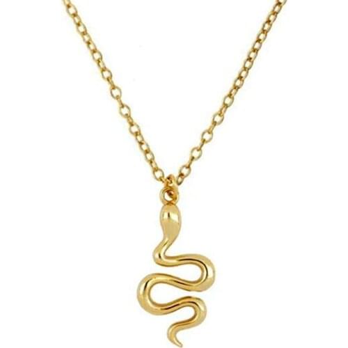 Prevention Allergy 925 Silver Cute Animal Snake Pendant Ladies Necklace Adjustable Length Fashion Exquisite Jewelry Gift