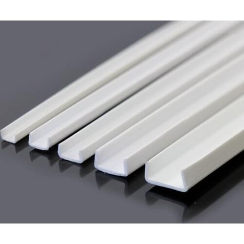 35pcs Styrene ABS CHANNELS 500mm Long NEW Architectural Accessories 5 different size ABS15