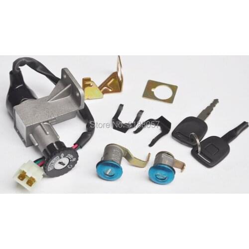 GY6 4 Wire Key Ignition Switch for ATV Scooter Set 50cc 110cc 150cc 250cc Moped