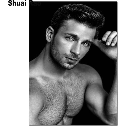 5d diy Photo custom diamond embroidery Handsome men diamond painting cross stitch mosaic portrait pictures of rhinestones gift