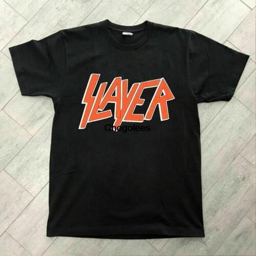 80s Slayer Red Logo Metal Band 1981 VTG T Shirt