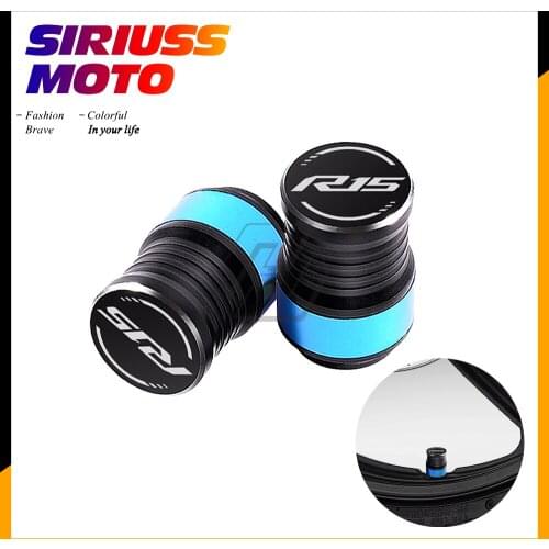 Motorcycle Accessories Valve Stem Cap Set Case for Yamaha R15 YZF-R15 Covers