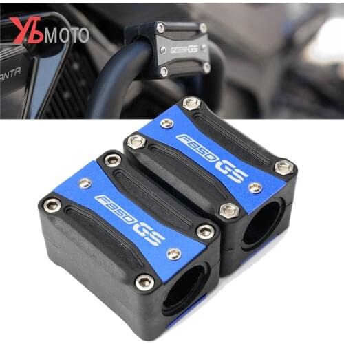 Engine Crash Bars Protection Bumper Block For BMW F850GS F 850 GS ADV ADVERNTURE 2018 2019 2020 Motorcycle Modified accessories
