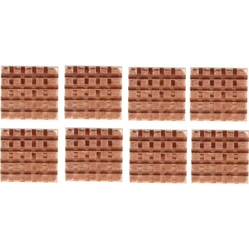 Long Life Heat Sink For All Motherboards RHS-03 Copper Heatsink Adhesive Back For VGA GPU Memory Cooling 13mm * 12mm * 4 mm