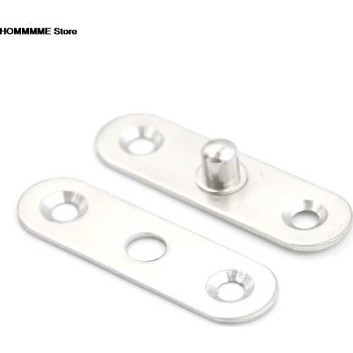 360 Degree Rotating Hinge Stainless Steel Door Pivot Up Down Shaft 75/95/100mm Furniture Hinges Hot Sale