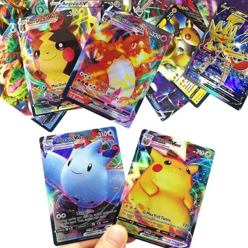 French Pokemon Shining Card Featuring 25 V 25 VMAX 60 Gx 60 Tag Team 20 MEGA 40 EX Display French Version Playing Game Cartas