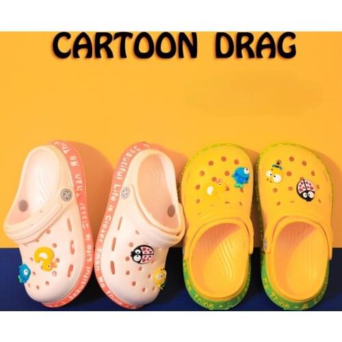 Baby Children Croc Shoes Summer Cartoon Beach Swimming Shoes For Boys Girls Soft Non Slip Indoor Toddler Kids Slippers