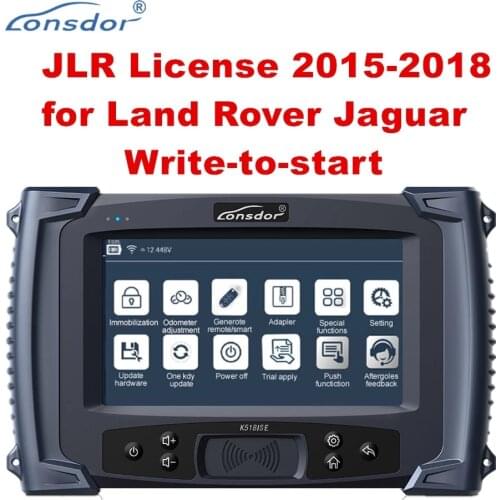 Lonsdor JLR License Write-to-start via OBD for K518ISE K518 for Land Rover Sport Evoque Range Rover for Jaguar XJ XF 2015-2018