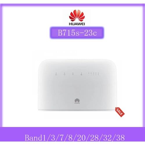 Unlocked new Original Huawei B715s-23c 4G LTE Cat9 Band1/3/7/8/20/28/32/38 CPE 4G WiFi Router B715s-23c PK B618 E5788 m1