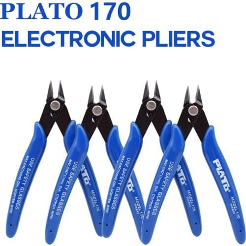PLATO 170 Models Hand Tools Diagonal Pliers Plastic Nozzle Electronic Cutting Pliers Diagonal Cutting Pliers Thin Mouth