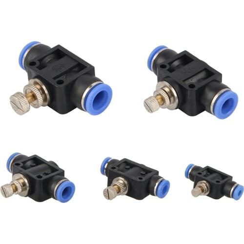Garden 4mm 6mm 8mm 10mm 12mm Hose Water Flow Adjust Valve Regulator Waterflow Control Valve Connector Water Speed Controller 2Pc