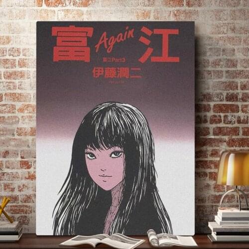 Tomie Kawakami Junji Ito anime Painting wall Art Canvas for Living room home bedroom study dorm decoration prints Canvas poster