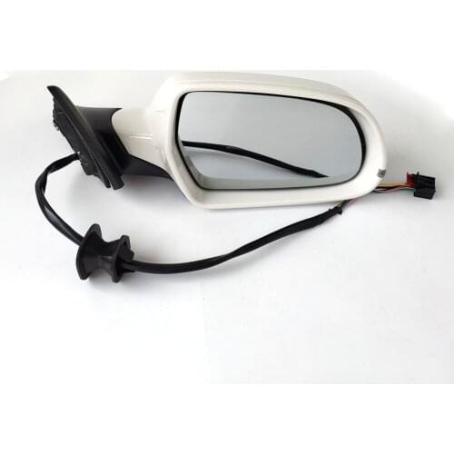 New 16 Pins Power Heated& Adjustable Glass LED Turn Signal Side View Mirror For Audi A4 13-15
