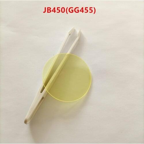 50*2.0Mm 450Nm Absorption Cut-Off Type Yellow Optical Glass Jb450 Infrared Transmission Filter