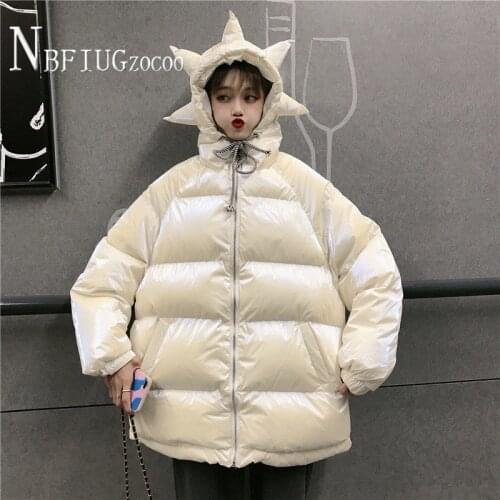 Winter Bread Women Parkas Students Korean Loose 2020 New Thick Hipster Female Coat