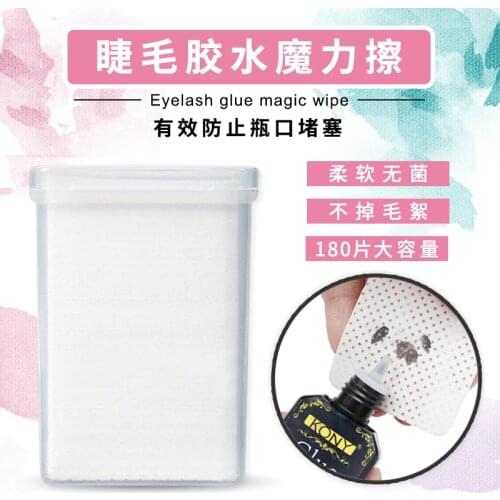 180Pcs/Box Lint-Free White Nail Polish Remover Cottons Soft Wipes Cleaner for UV Gel Varnish Manicure Nail Art Tools DIY Design