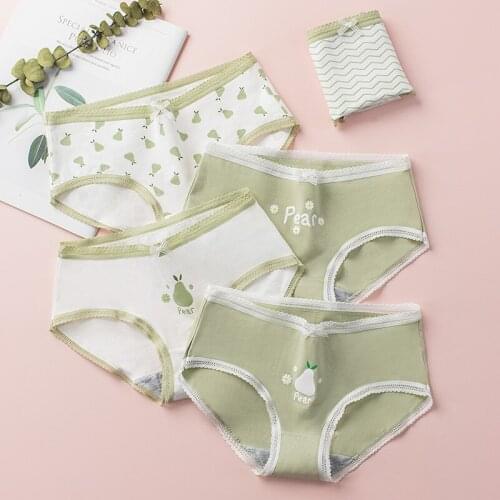 5Pcs/lot Women Panties Seamless Underwear Cotton Briefs Girls Sexy Lingeries Underpant Female Cute Shorts Underwear Breathable