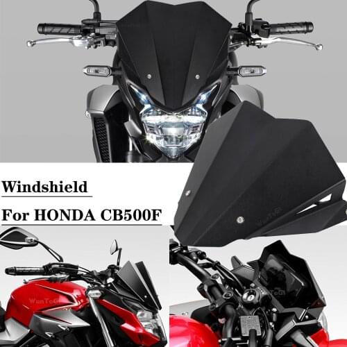 Motorcycle Accessories Aluminum alloy Motorcycle Windshield Windscreen Cover Wind Shield Deflectore For HONDA CB500F CB 500 F